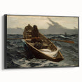 The Fog Warning Realism Art Print - Maritime Seascape Canvas Decor