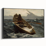 The Fog Warning Realism Art Print - Maritime Seascape Canvas Decor