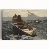 The Fog Warning Realism Art Print - Maritime Seascape Canvas Decor