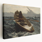 The Fog Warning Realism Art Print - Maritime Seascape Canvas Decor