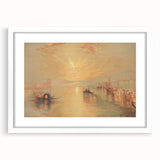 Romanticism Art: The Approach to Venice - Classic Romantic Landscape