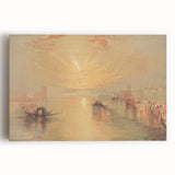 Romanticism Art: The Approach to Venice - Classic Romantic Landscape
