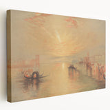 Romanticism Art: The Approach to Venice - Classic Romantic Landscape