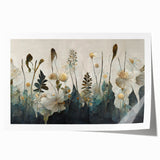 Elegant Botanical Living Room Wall Art – Nature Canvas Print