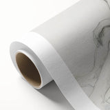 Abstract figurative artwork on rolled canvas, showcasing vibrant colors and dynamic shapes, beautifully packaged in a protective cardboard tube for shipping.