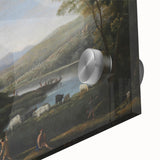 Baroque Landscape Wall Art - Serene Countryside Scene in Classic Style