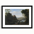 Baroque Landscape Wall Art - Serene Countryside Scene in Classic Style