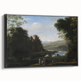 Baroque Landscape Wall Art - Serene Countryside Scene in Classic Style