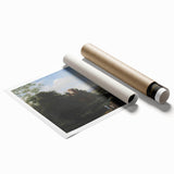 Baroque Landscape Wall Art - Serene Countryside Scene in Classic Style