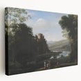 Baroque Landscape Wall Art - Serene Countryside Scene in Classic Style