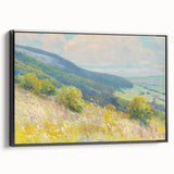 Impressionist Landscape - Rolling Hills by Lajos Csordák Print