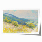 Impressionist Landscape - Rolling Hills by Lajos Csordák Print