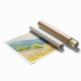 Impressionist Landscape - Rolling Hills by Lajos Csordák Print