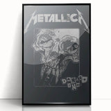 Metallica Damage Inc. Poster - Retro Metal Wall Art