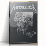 Metallica Damage Inc. Poster - Retro Metal Wall Art