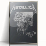 Metallica Damage Inc. Poster - Retro Metal Wall Art