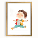 Joyful Child Girls Room Wall Art - Playful & Colorful Kids Decor