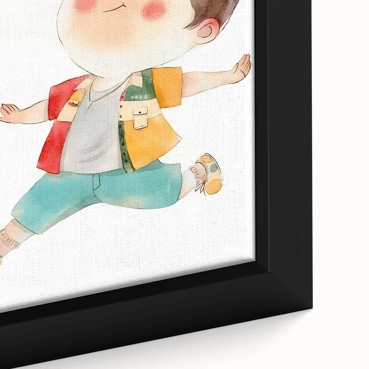 Joyful Child Girls Room Wall Art - Playful & Colorful Kids Decor
