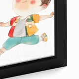 Joyful Child Girls Room Wall Art - Playful & Colorful Kids Decor