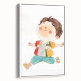 Joyful Child Girls Room Wall Art - Playful & Colorful Kids Decor