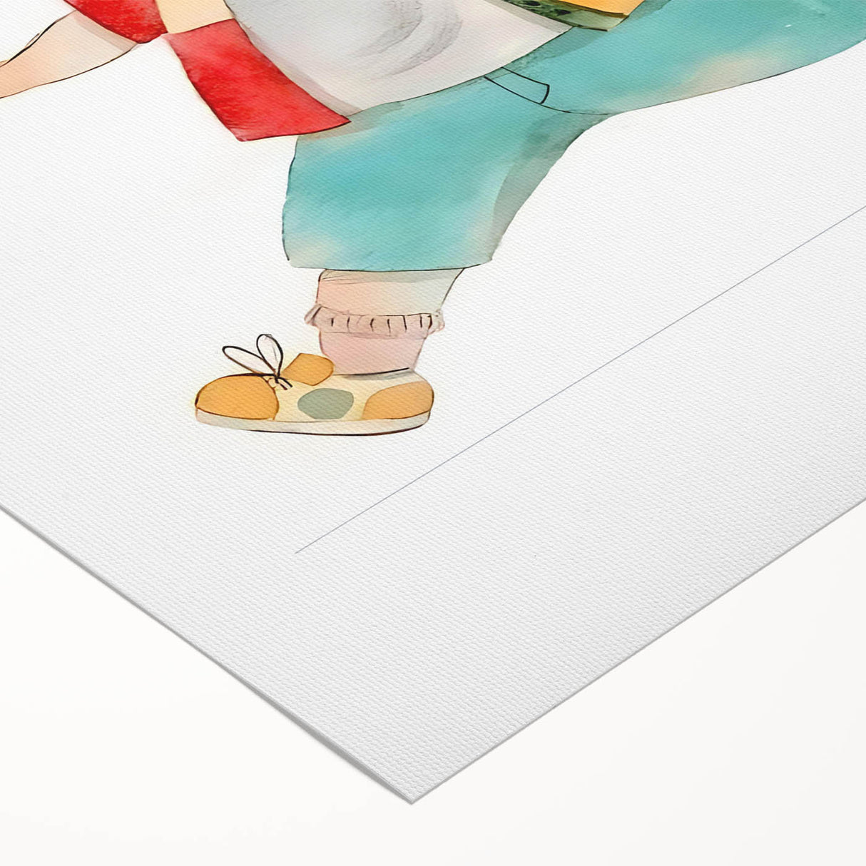Joyful Child Girls Room Wall Art - Playful & Colorful Kids Decor