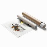 Romanticism Art: Ornithological Study - Classic Bird Illustration