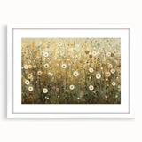 Elegant Floral Dining Room Wall Art – Framed Canvas & Acrylic Print