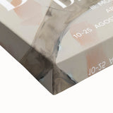 Close-up of a stretched canvas artwork displaying an abstract figurative design with vibrant colors and intricate textures, perfect for modern home decor. This unique piece adds an artistic touch to any living space, showcasing contemporary artistic expression.