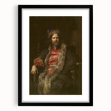 Baroque Art Portrait Wall Art – Classic Artistic Elegance