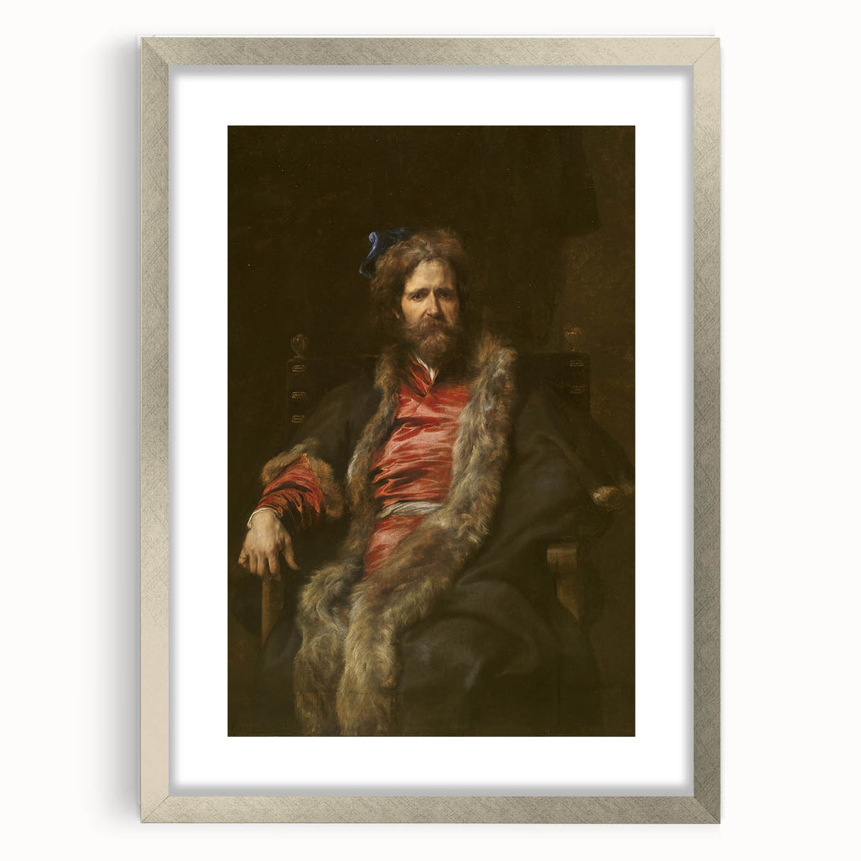 Baroque Art Portrait Wall Art – Classic Artistic Elegance