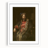 Baroque Art Portrait Wall Art – Classic Artistic Elegance