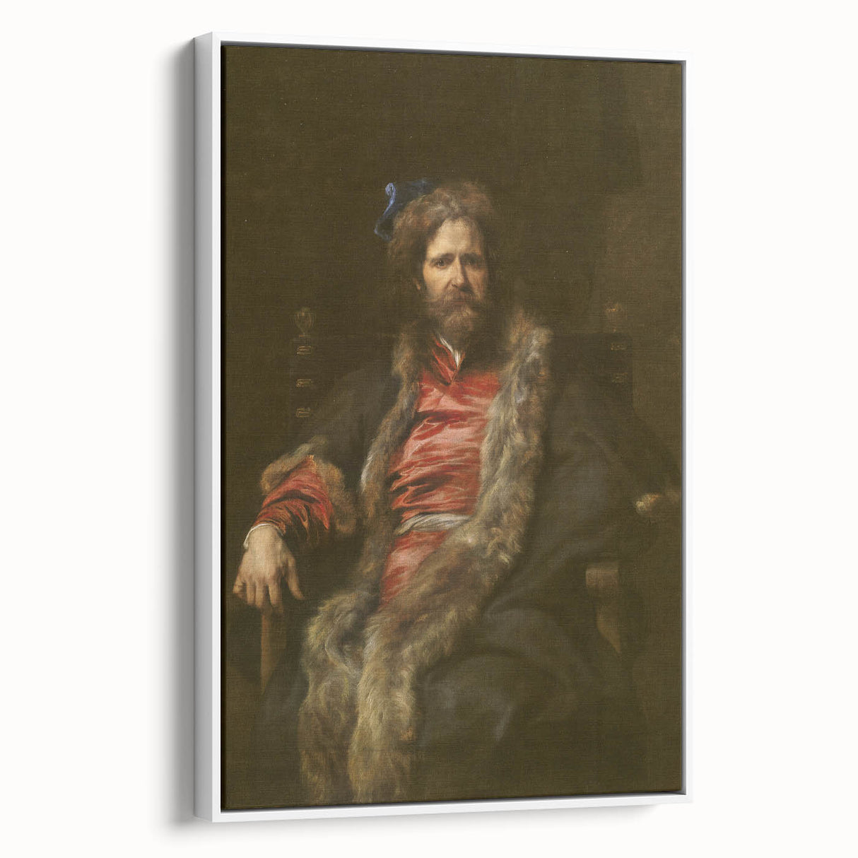Baroque Art Portrait Wall Art – Classic Artistic Elegance