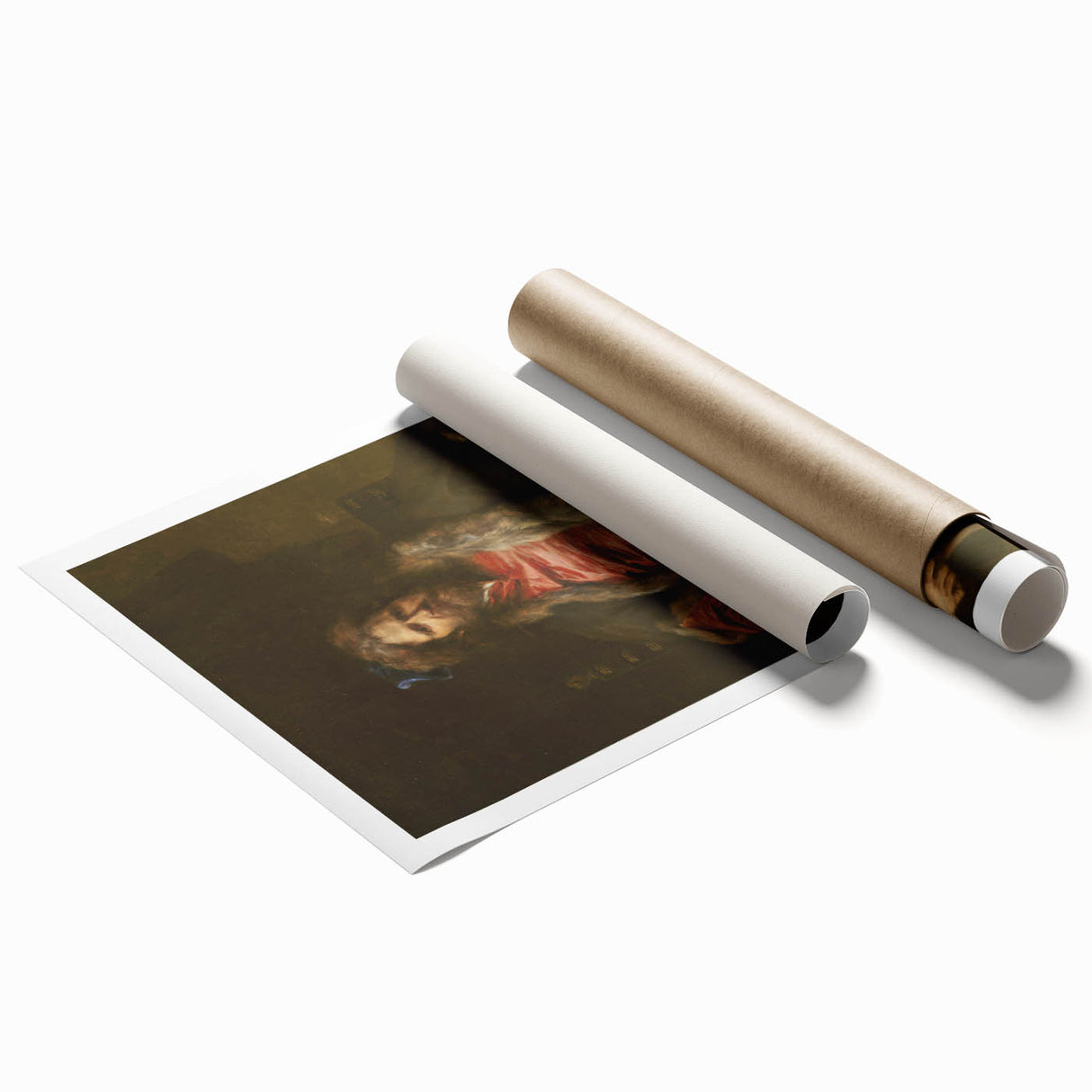 Baroque Art Portrait Wall Art – Classic Artistic Elegance