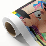 Expressionist Art - Vibrant Self-Portrait in Abstract Style