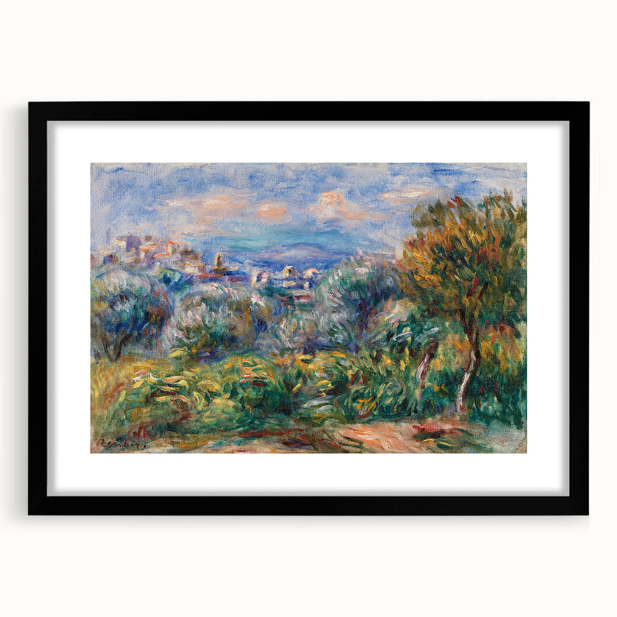 Impressionist Landscape - Paysage by Pierre-Auguste Renoir Print