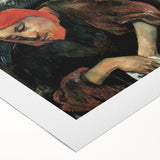 Contemplative Figure Wall Art - Dark Modern Expressionist Decor