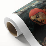 Contemplative Figure Wall Art - Dark Modern Expressionist Decor