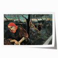 Contemplative Figure Wall Art - Dark Modern Expressionist Decor