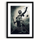 Metallica 2019 Concert Poster - Skull Statue Art