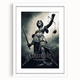 Metallica 2019 Concert Poster - Skull Statue Art