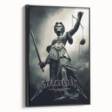 Metallica 2019 Concert Poster - Skull Statue Art