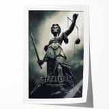 Metallica 2019 Concert Poster - Skull Statue Art