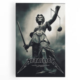 Metallica 2019 Concert Poster - Skull Statue Art