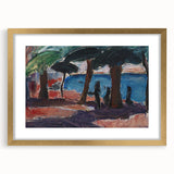 The Quay, Bandol Realism Art Print - Expressive Coastal Canvas Decor