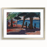 The Quay, Bandol Realism Art Print - Expressive Coastal Canvas Decor