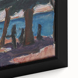 The Quay, Bandol Realism Art Print - Expressive Coastal Canvas Decor