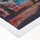 The Quay, Bandol Realism Art Print - Expressive Coastal Canvas Decor