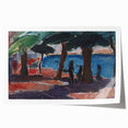 The Quay, Bandol Realism Art Print - Expressive Coastal Canvas Decor