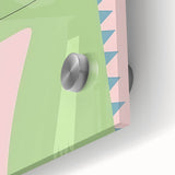 Adorable Crocodile Girls Room Wall Art - Fun & Playful Kids Decor