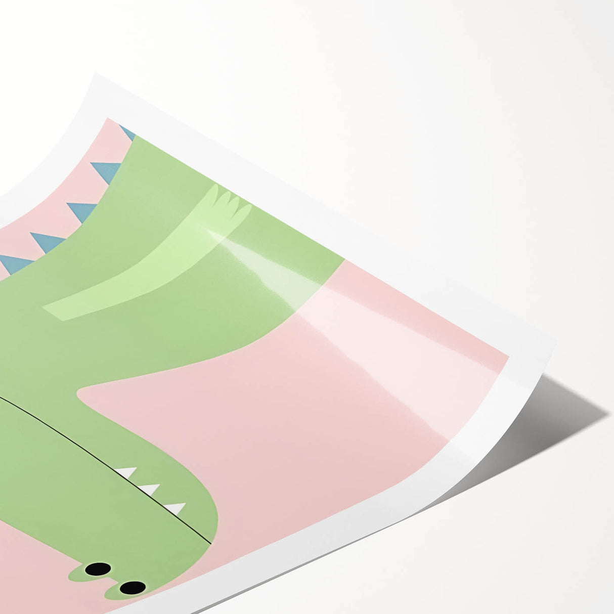 Adorable Crocodile Girls Room Wall Art - Fun & Playful Kids Decor